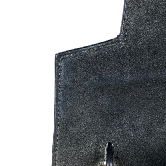 Celine Belt Bag Shoulder Bag Gray Leather - Picture 8 of 8